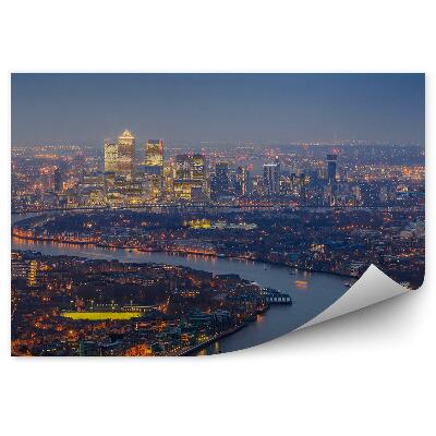Tapeta na zeď Panorama Londýna světla města