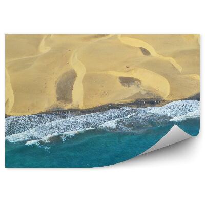 Fototapeta Tropická pláž oceán palmy nebe