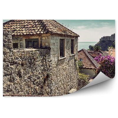 Fototapeta na zeď Chorvatské staré město schodišťová ulička