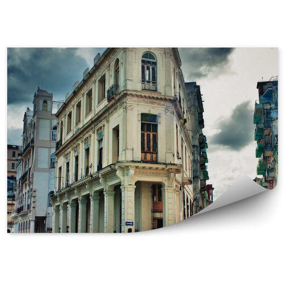 Samolepící fototapeta Havana architektura město zatažená obloha