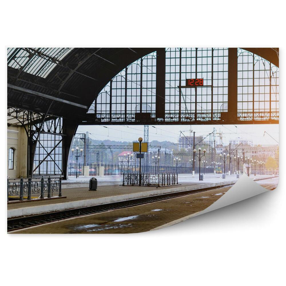 Fototapeta na zeď Prázdné nádraží světlo cestování