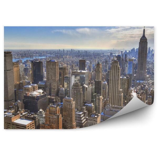 Fototapeta na zeď Panorama města New York budovy architektura