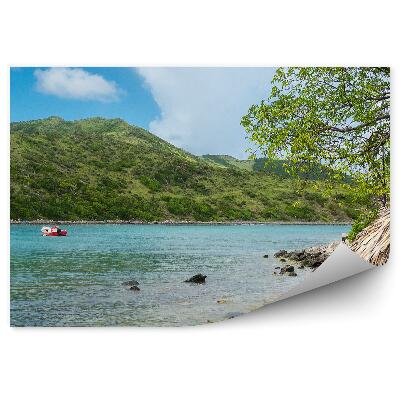 Samolepící fototapeta Tropický záliv se zelenou vodou