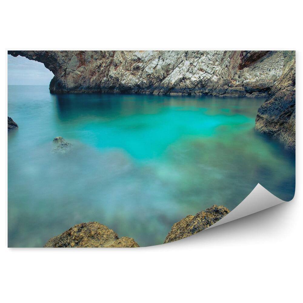 Fototapeta na zeď Mořská laguna s kamenným obloukem Řecko