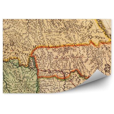 Fototapeta na zeď Fragment staré mapy Asie