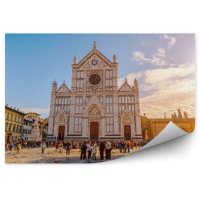 Fototapeta Florencie z ptačí perspektivy katedrála Santa Maria del Fiore budovy