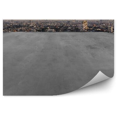 Samolepící fototapeta Stůl židle terasa poušť nebe