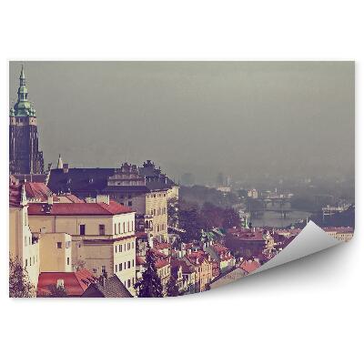 Samolepící tapeta Panorama Prahy město nebe