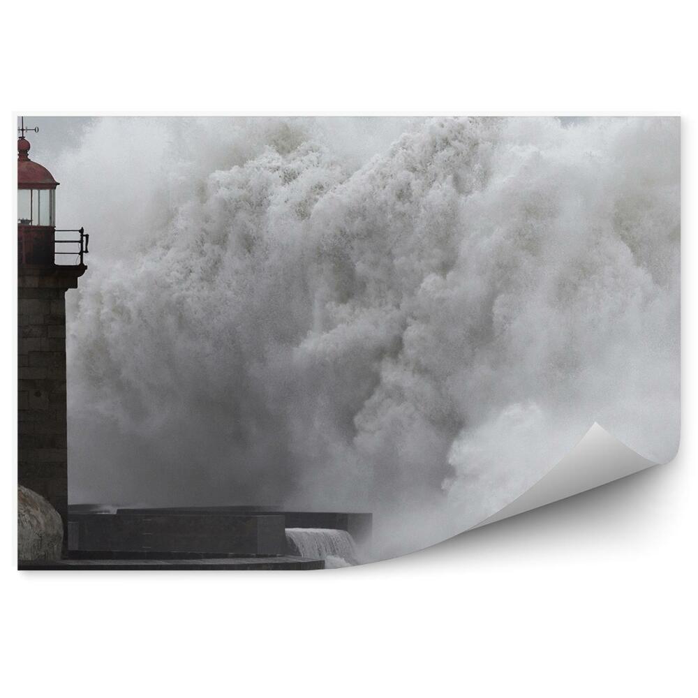 Fototapeta na zeď Pěnivý maják velkých vln