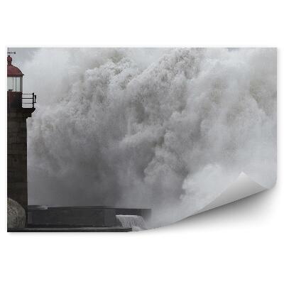 Fototapeta na zeď Pěnivý maják velkých vln