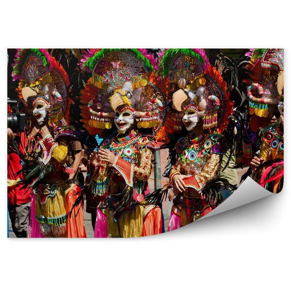 Fototapeta na zeď Taneční karnevalový průvod