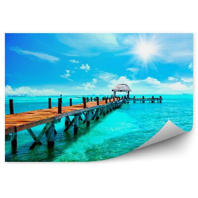Fototapeta na zeď Dovolená na molu v tropickém ráji