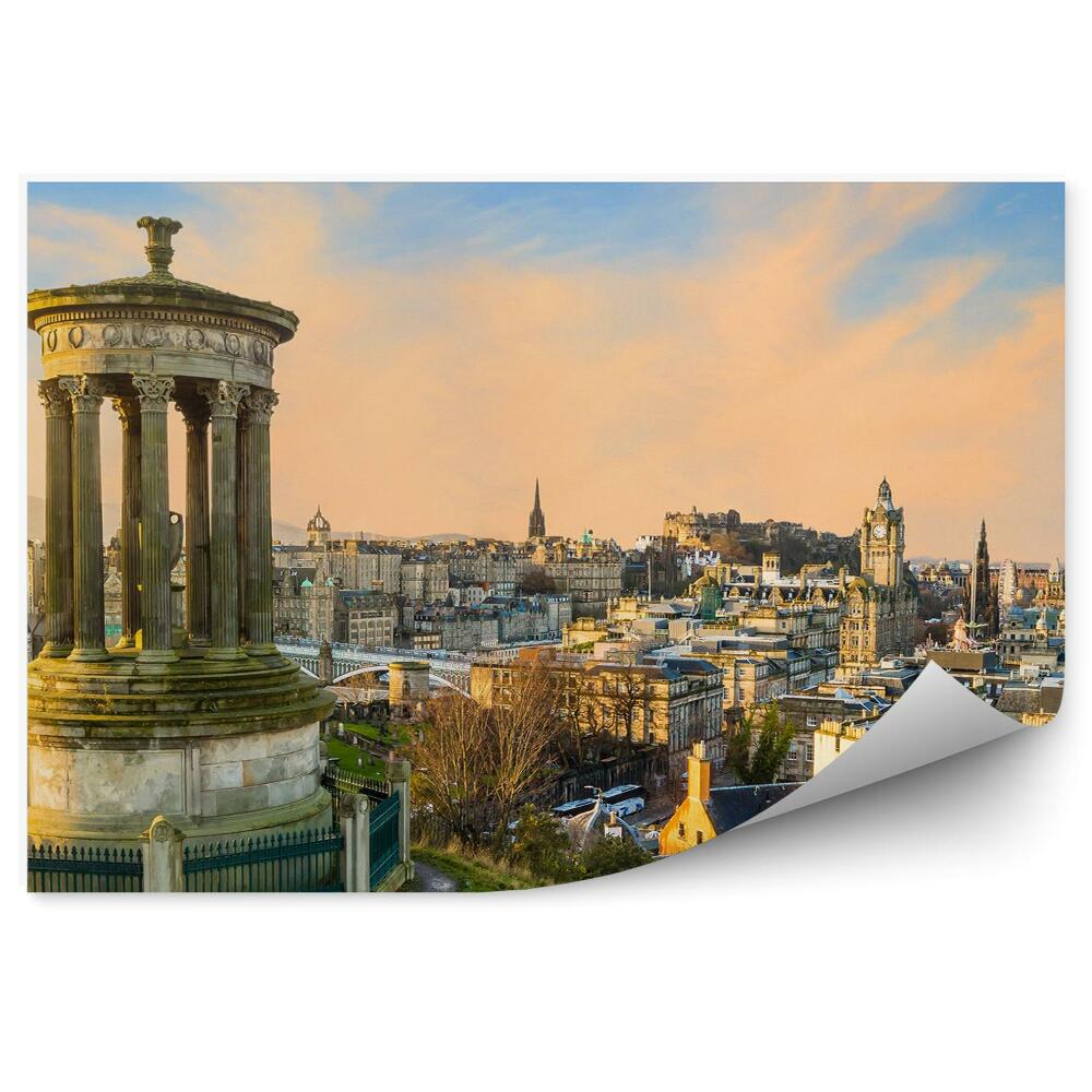 Fototapeta Edinburgh městská architektura budovy