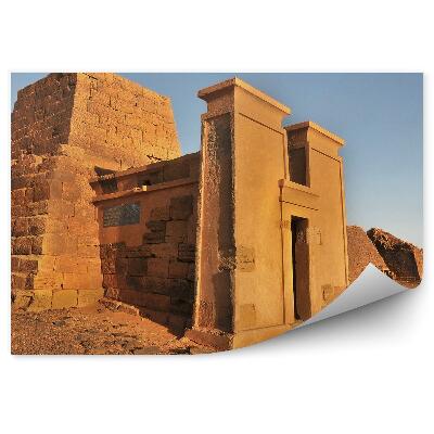 Samolepící fototapeta Pyramidy kameny písek