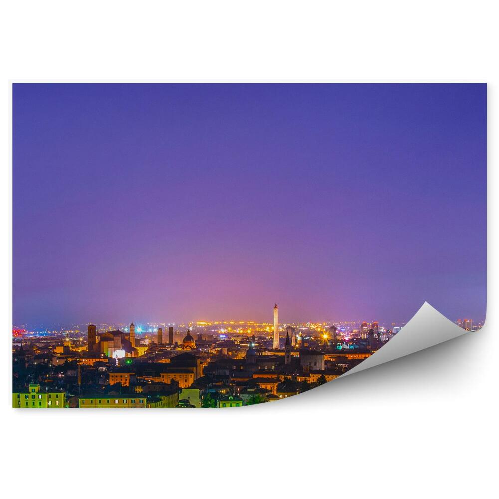 Samolepící fototapeta Bolívie noční pohled z ptačí perspektivy budovy