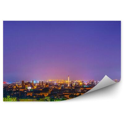 Samolepící fototapeta Bolívie noční pohled z ptačí perspektivy budovy