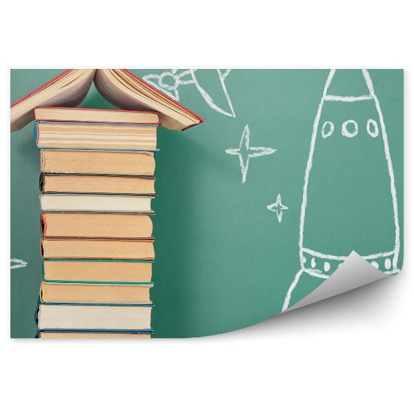 Fototapeta na zeď Desková kniha rakety