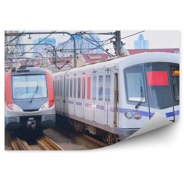 Fototapeta Čína vlak doprava město