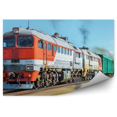 Samolepící fototapeta Nákladní vlak doprava železnice