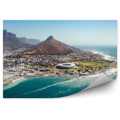 Samolepící fototapeta Pohled z ptačí perspektivy Jihoafrická republika město