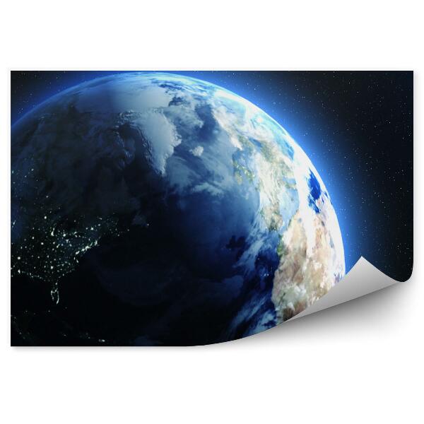 Fototapeta Planeta Země vesmír měsíc světlo galaxie