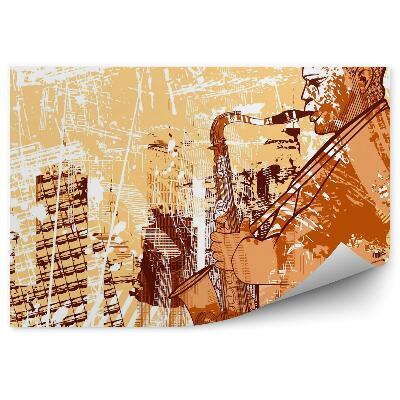 Fototapeta Saxofonista 