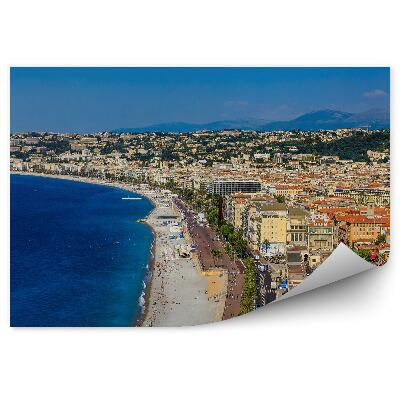 Samolepící fototapeta Městské pobřeží moře turistů v létě