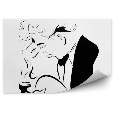 Fototapeta na zeď Líbající se zamilovaný pár