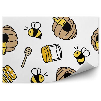 Fototapeta Vzor včelího úlu