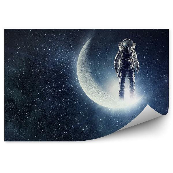 Fototapeta Astronauti fotbal nebe hvězdy vesmír