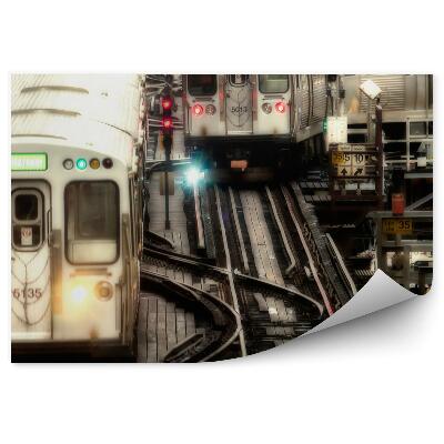 Fototapeta na zeď Vlaky lehká železniční doprava