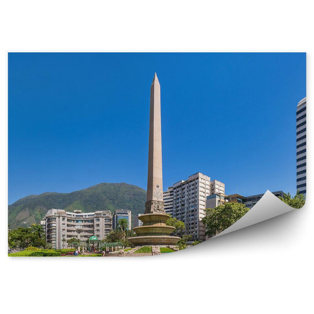 Fototapeta na zeď Panorama mrakodrapy chodník květiny stromy rostliny Francie Altamira obelisk