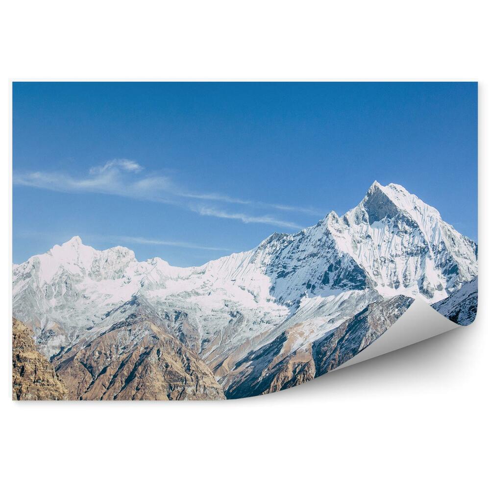 Fototapeta na zeď Zimní krajina zasněžené hory Himálaj