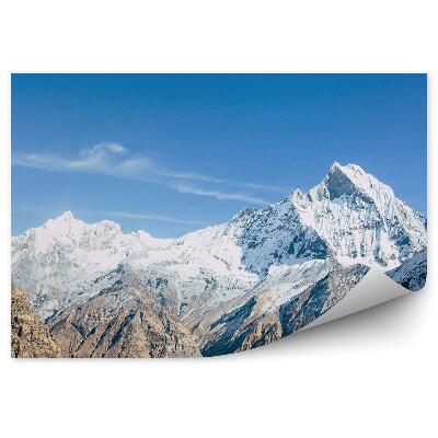 Fototapeta na zeď Zimní krajina zasněžené hory Himálaj