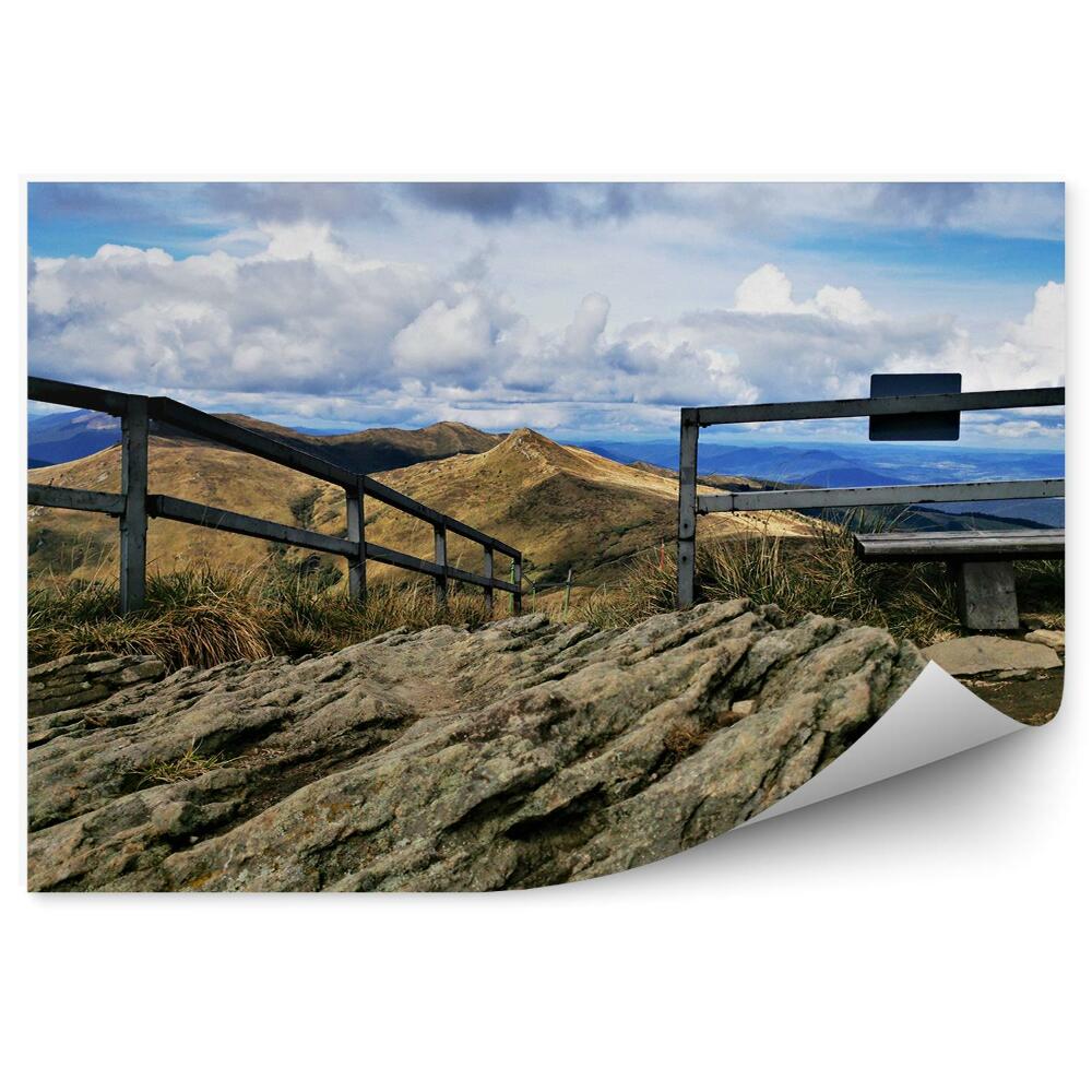 Fototapeta Krajina vrcholky hor