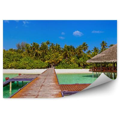 Fototapeta Molo pláž tropický ostrov léto