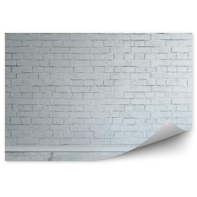 Fototapeta Pokoj s kamennou podlahou a cihlovou zdí