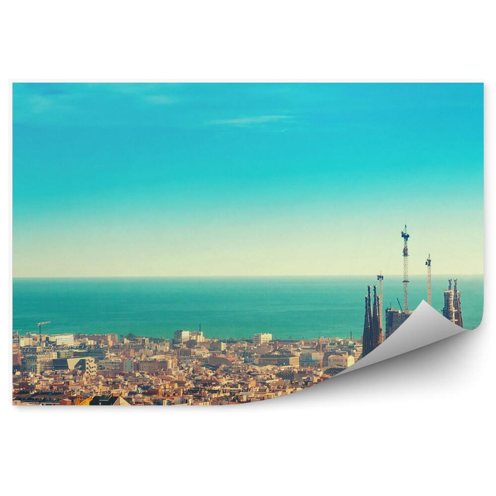 Tapeta Katedrála pohled budovy Katalánsko Španělsko