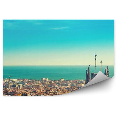 Tapeta Katedrála pohled budovy Katalánsko Španělsko