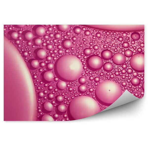 Fototapeta na zeď Růžové míčky na pozadí