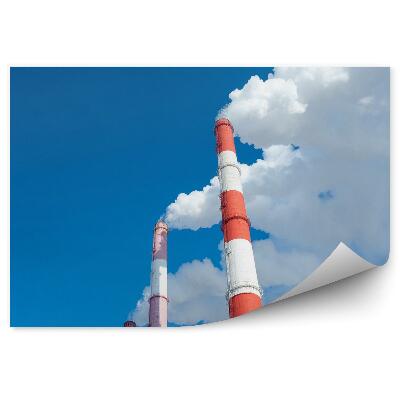 Fototapeta Komíny kouř znečištění ovzduší