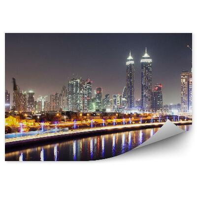 Tapeta na zeď Mrakodrapy oceán jachty Dubaj