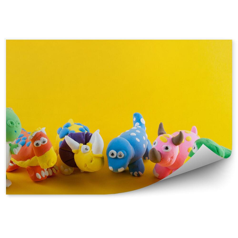 Fototapeta na zeď Figurky dinosaurů