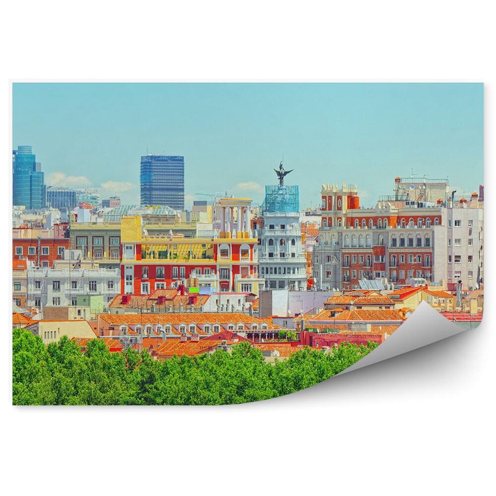 Fototapeta na zeď Madrid Španělsko barevné hlavní město