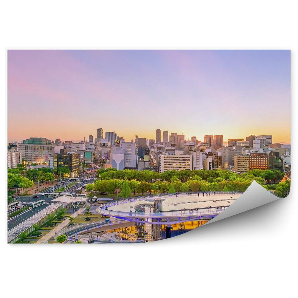 Fototapeta Nagoja město Japonsko budovy příroda