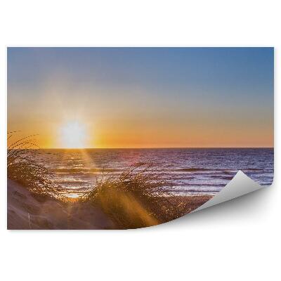 Samolepící fototapeta Písečná pláž horizont moře