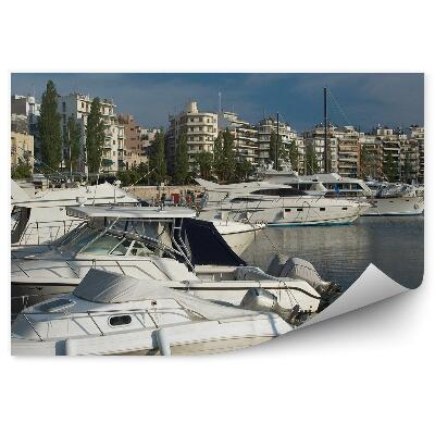 Fototapeta na zeď Loď město budovy architektura Řecko