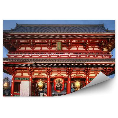 Samolepící fototapeta Brána chrámu Tokio doprava turisté