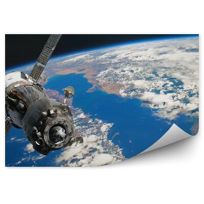 Fototapeta Planeta Země kontinenty Severní Amerika světla nebe hvězdy