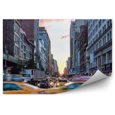 Fototapeta na zeď Žluté taxi Broadway městská doprava městská doprava